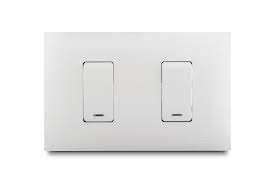 INTERRUPTOR DOBLE LUZ PILOTO BLANCO VIVE  COD: VETV24015