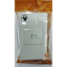 JACK SENCILLO TELEFONO RJ11
BLANCO LUMINA VEPB030501  COD: VL30501