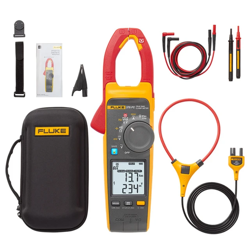 [FL15085] 1000A AC/DC TRMS NONCONTACT VOLTAGE WIRELESS CLAMP W/PQ INDICATOR,IFLEX MOD: FLUKE-378 FC
