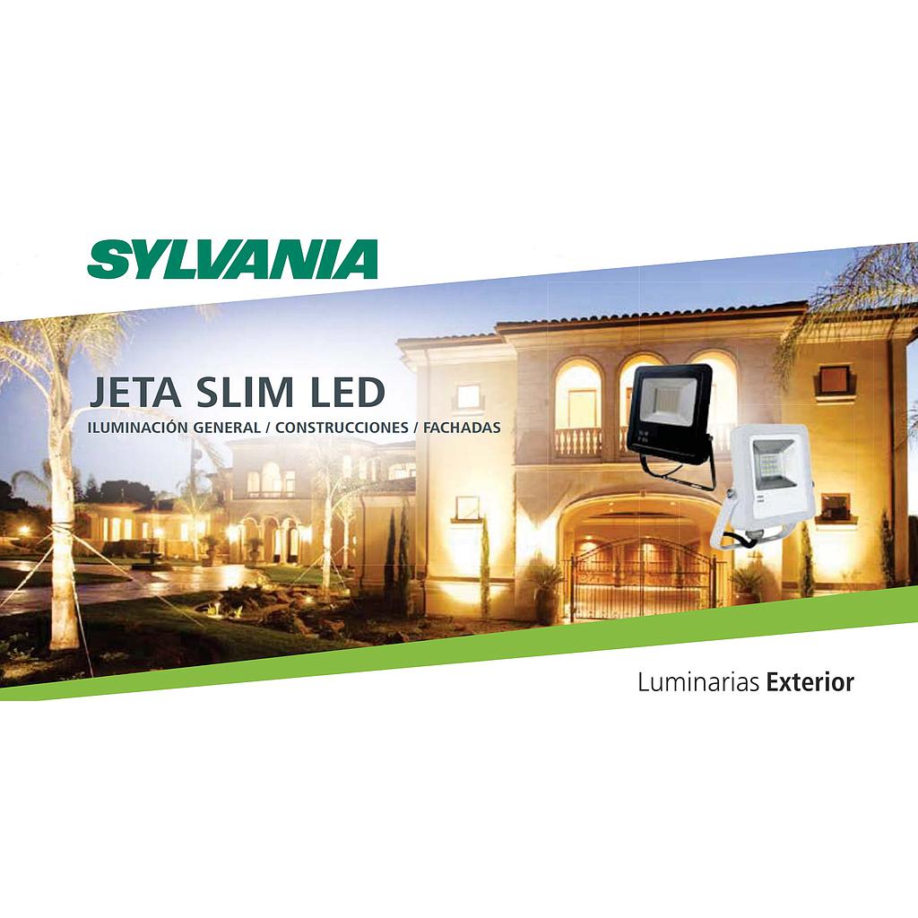 REFLECTOR JETA SLIM LED 50W 100 240VAC IP65  6500K SYLVANIA  COD: LES51300