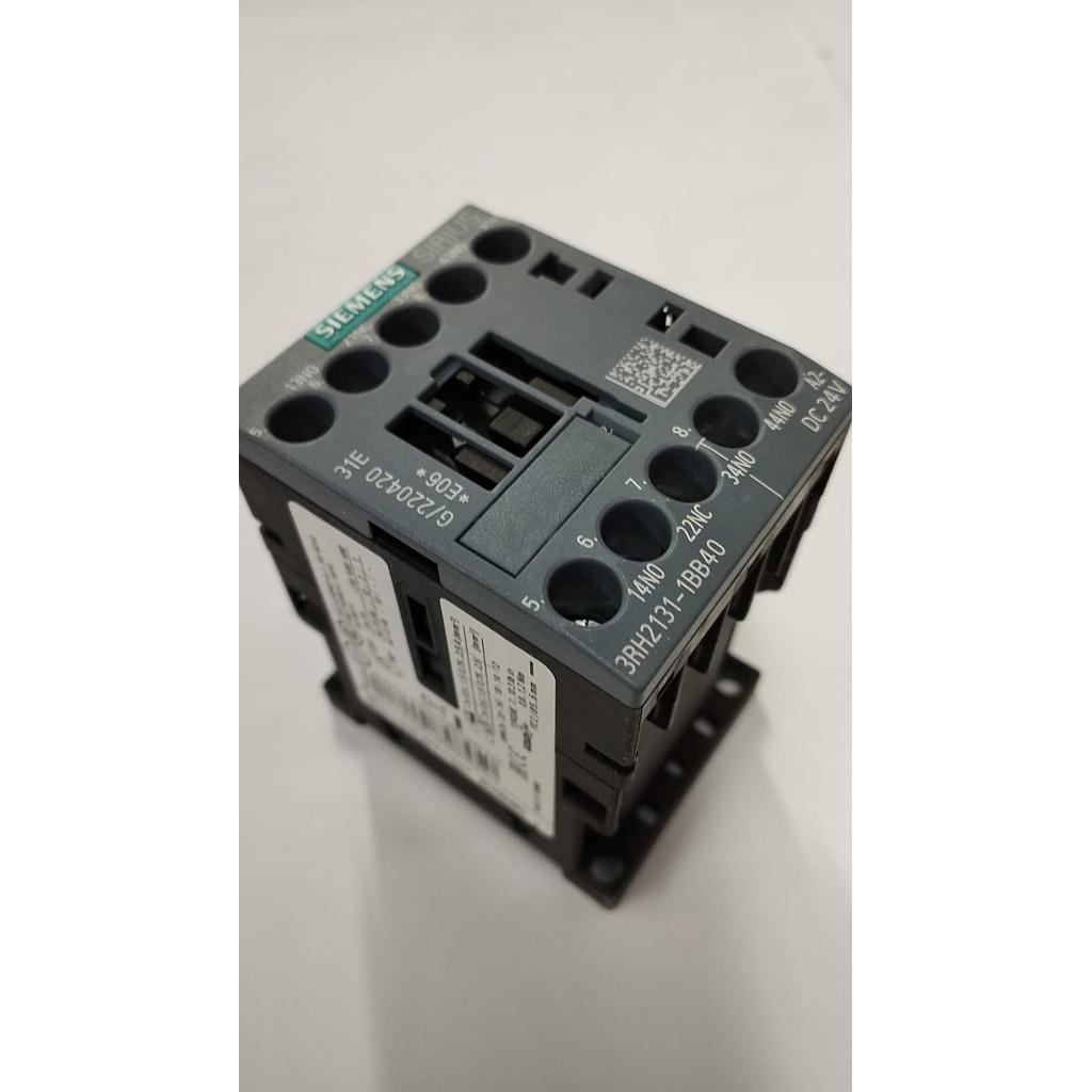 CONTACTOR AUX. 3 NA + 1 NC, DC 24 VDC.  3RH2131-1BB40  COD: S12213