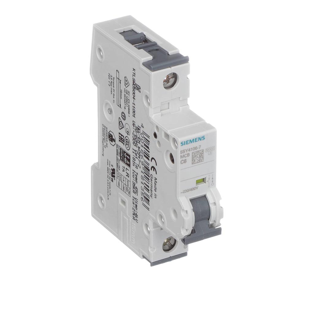 BREAKER RIEL DIN 1P 50A  5SL4150-7RC  COD: S23714