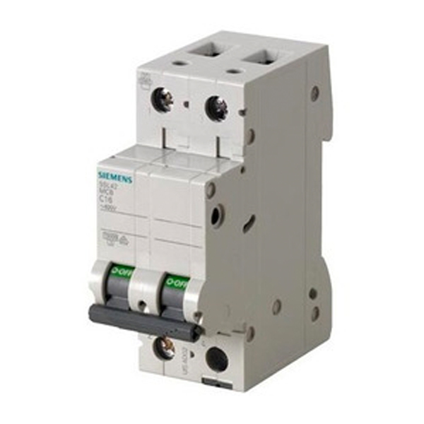 BREAKER RIEL DIN 2P 6A 240V 10KA .5SL4206-7RC  COD: S23780