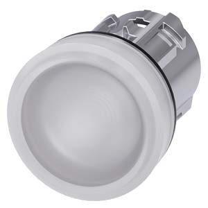 LÁMPARA DE SEÑALIZACIÓN, REDONDO BLANCO 3SU1051-6AA60-0AA0  COD: S45150