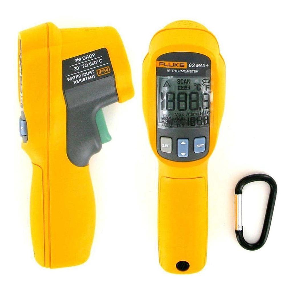 TERMÓMETRO IR, DOBLE LASER Y PROTECCION IP54 MOD: FLUKE-62 MAX+ ESPR