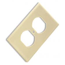 TAPA  PLASTICA PARA TOMA/INT DOBLE BEIGE  COD: X72726