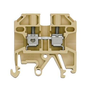 BORNERA RIEL DIN 10 AWG 30A 4 MM LEG  COD: A14125