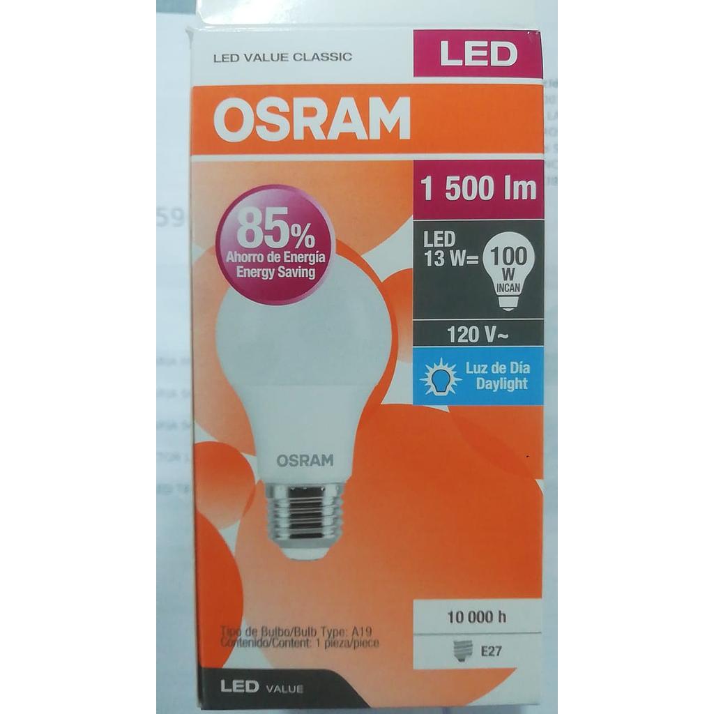 FOCO LED VALUE 15W/865 6500K 1500LM 120V  OSRAM  COD: LER46090