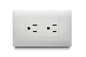 TOMACORRIENTE DOBLE 2P+T BLANCO VIVE  COD: VETV24206