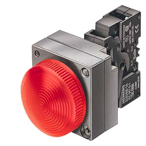 LUZ PILOTO ROJO CON PORTALAMPARAS  BA9S, SIN BOMBILLO  3SB36046AA20  COD: S41000