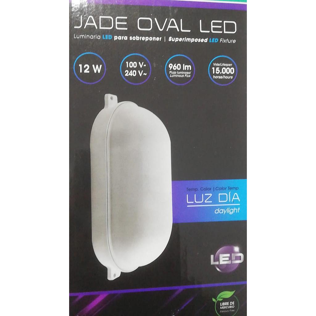 LAMPARA LED TIPO BARCO OVALADO 12W, 6000K P27479-36.  COD: LES45655