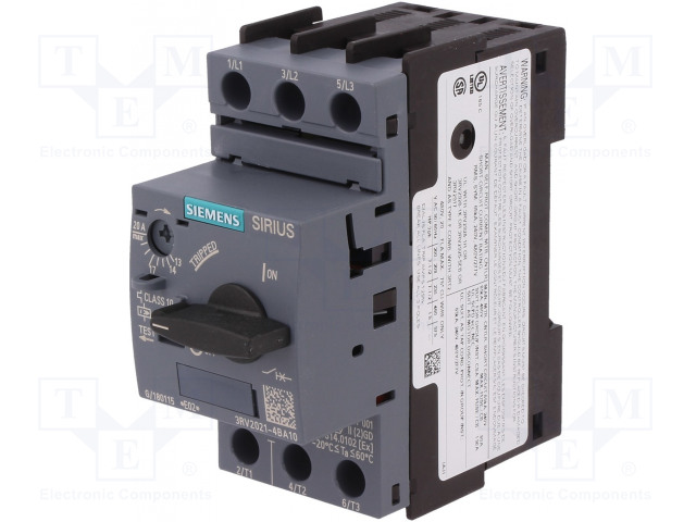 GUARDAMOTOR SIEMENS 3RV2021-4BA10  DE 14/20A /240A/690V  COD: S20110