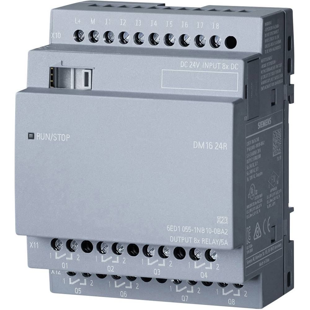 UNIDAD DE AMPLIACION LOGO 8 DM16 24R 8DI/8DO  6ED1055-1NB10-0BA2  COD: S17482