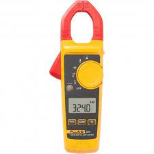 AMPERIMETRO DE GANCHO 400A AC TRUE RM C/TEMP MOD: FLUKE-324