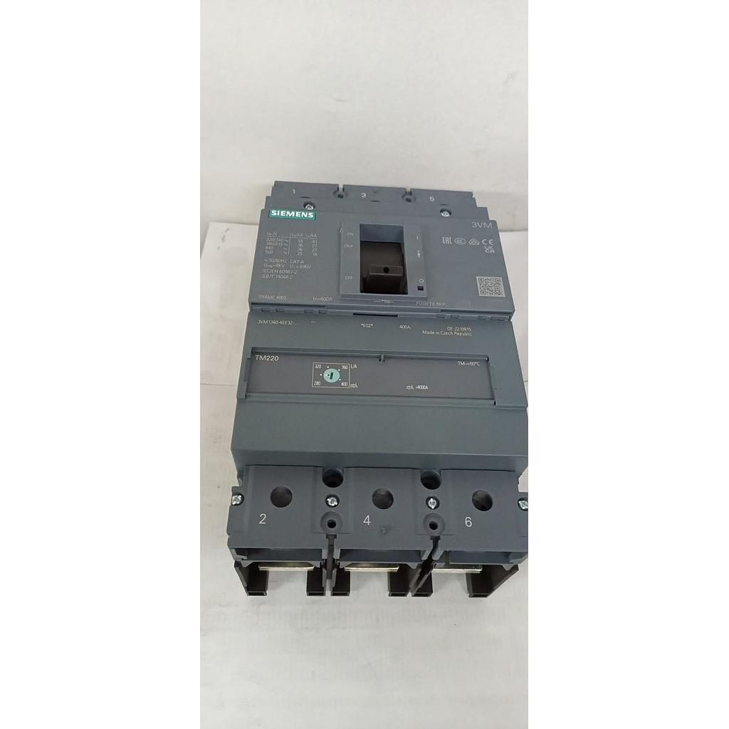 BREAKER REGULABLE 3VM  3P, 280-400 3VM1340-4EE32-0AA0  COD: S29175