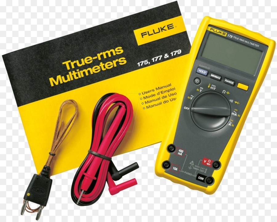 MULTIMETRO DIGITAL ANALOGICO CON PANTALLA RETROILUMINADA Y MEDIDOR DE TEMPERATURA MOD: FLUKE-179 ESFP