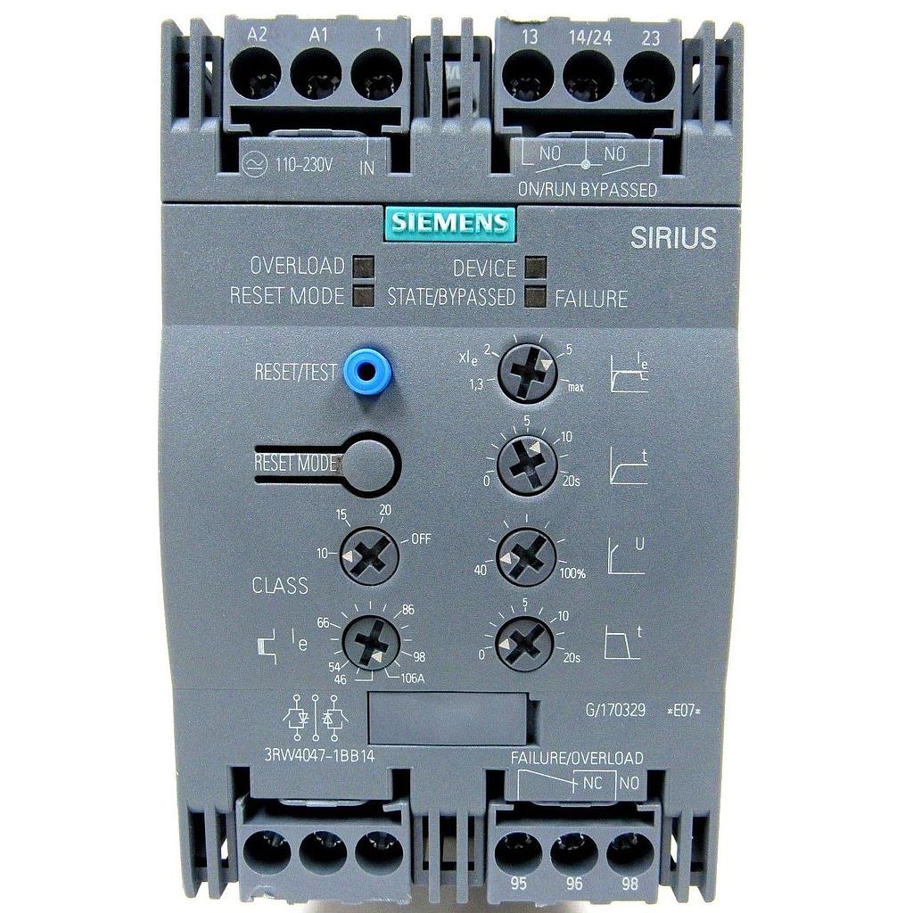 ARRANCADOR SUAVE 3RW4047-1BB14 100A 200-460V  COD: S11840