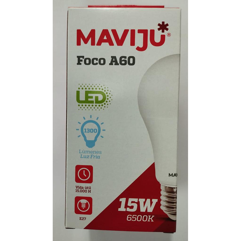 FOCO  LED A60 15W 6000K E27   COD: LE46600