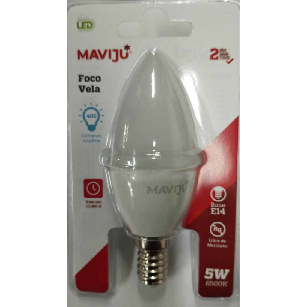 FOCO VELA LED E27 5W 3000K  COD: LE46588