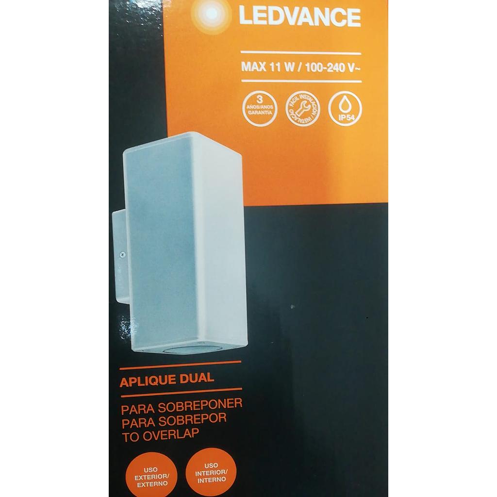 APLIQUE DUAL CUADRADO BLANCO  7014804  COD: LER46060