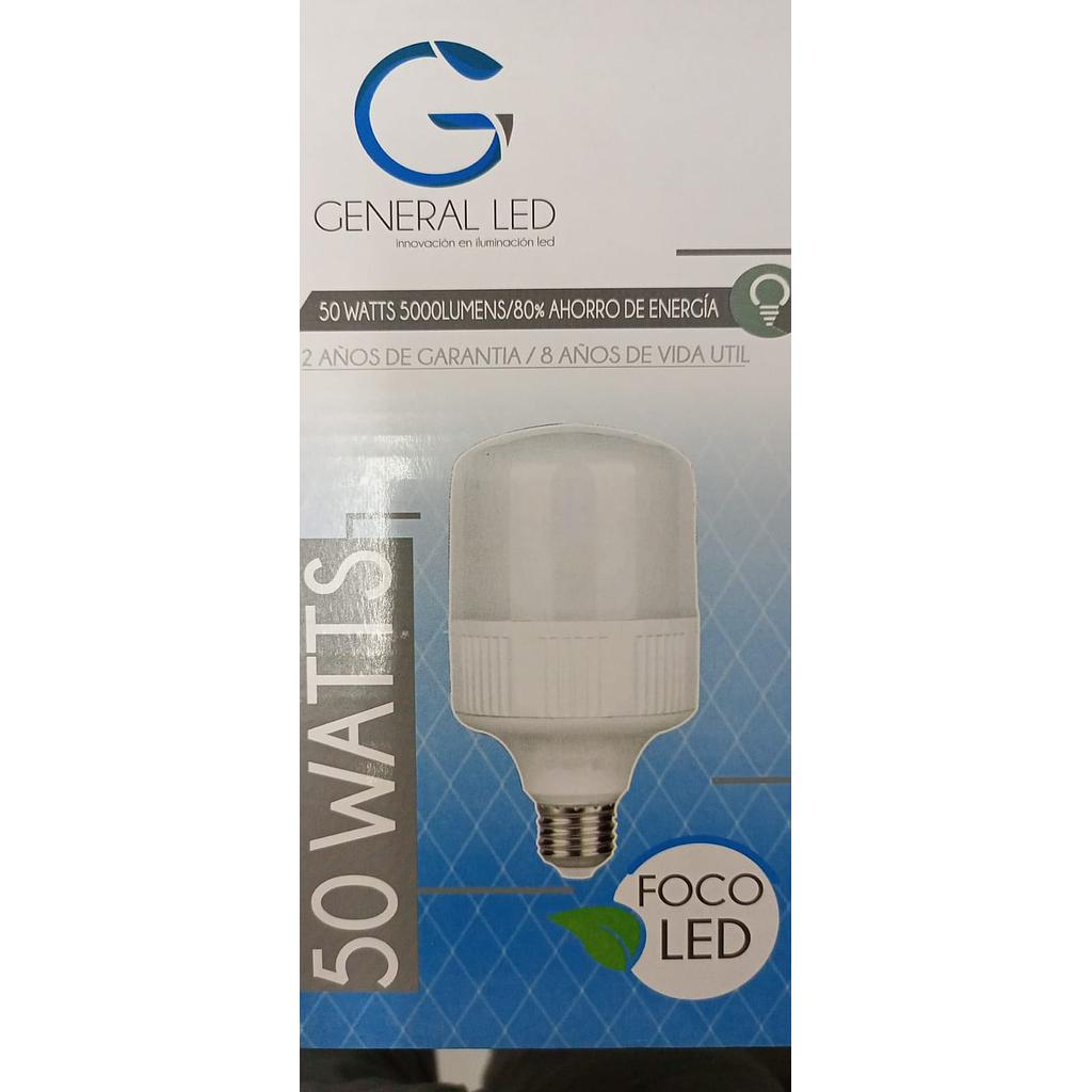 FOCO ALTA POTENCIA 50W. LUZ DIA /6500K. REEMPLAZO AHORRADOR  85W  COD: LE46225