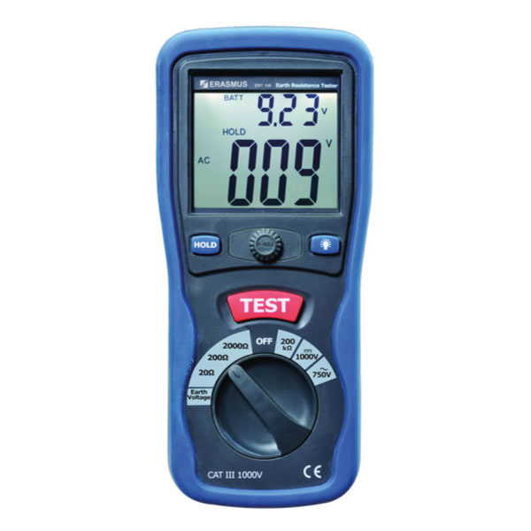 TELUROMETRO CAT III ERT-100PLUS 1200 OHMIOS 20A  ERT-100