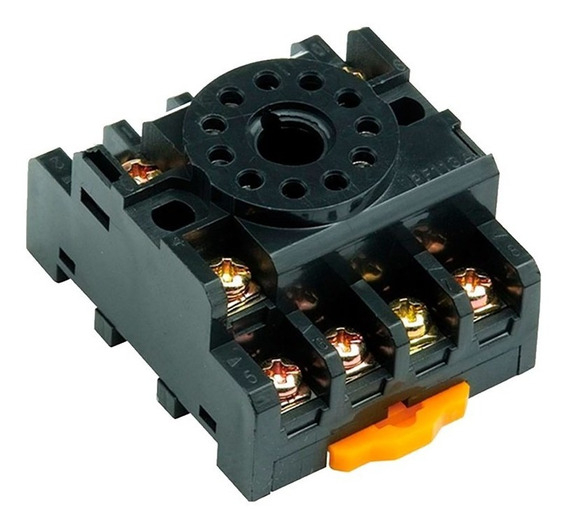 BASE SOCKET RELE AUXILIAR 11 PINES REDONDOS  COD: D24470