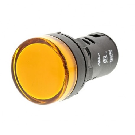 LUZ PILOTO 22MM AMARILLA  220V  COD: G30550