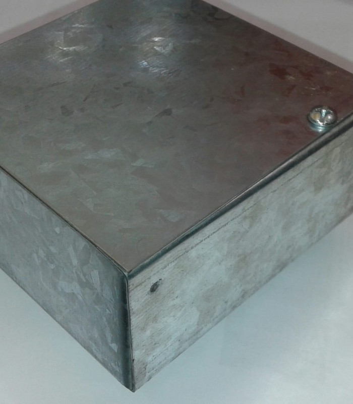 Caja Metálica De Paso De 15 X 15 X 10 Cm