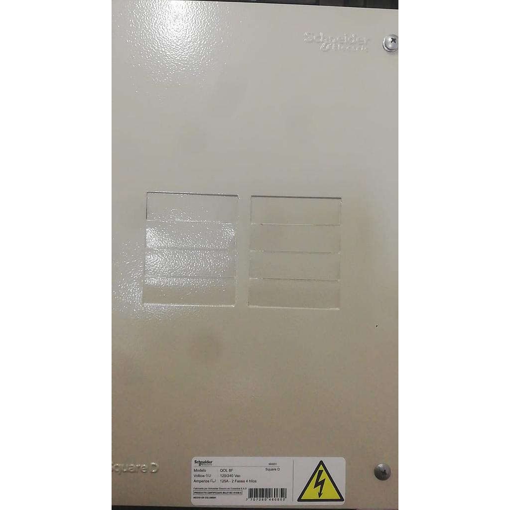 [N49550] CENTRO DE CARGA MONO/BIFASICO 8 PUNTOS 240/120V QOL8F  COD: N49550