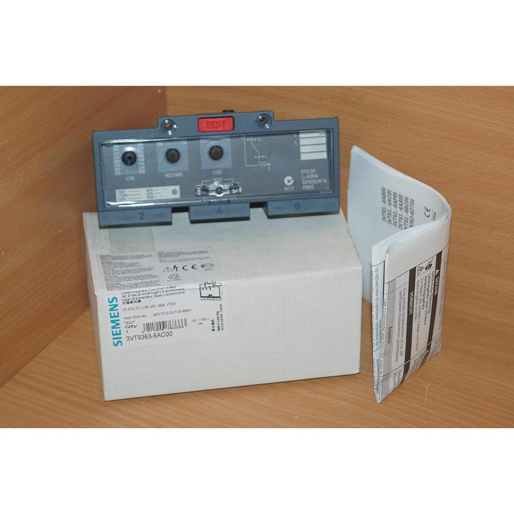 [S29540] UNIDAD DE PROTECCION P. BREAKER 3VT3  250-630A  3VT9363-6AC00  COD: S29540