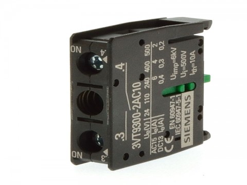 [S29820] CONTACTOS AUXILIARES 1NO P/ BREAKER  3VT2 Y 3VT3. 3VT9300-2AC10  COD: S29820