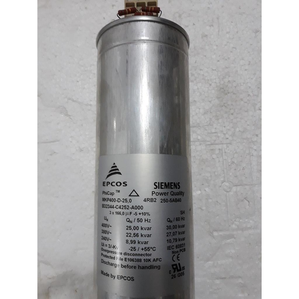 [S70310] CONDENSADOR 25KVAR  480V . B32344-E4202-A80G  COD: S70310