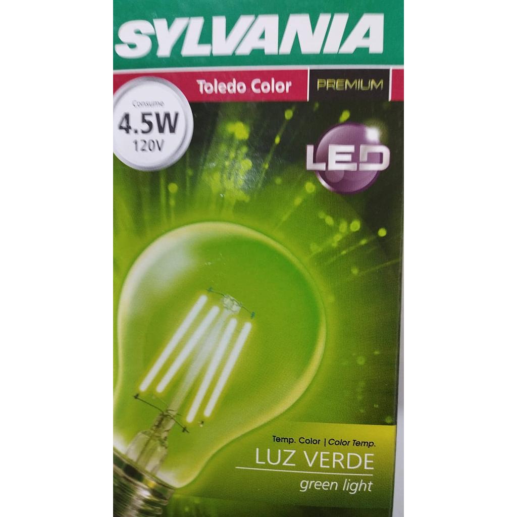 [LES61030] FOCO LED DECORATIVO FILAMENTO A60 4.5W VERDE P23191-36  COD: LES61030