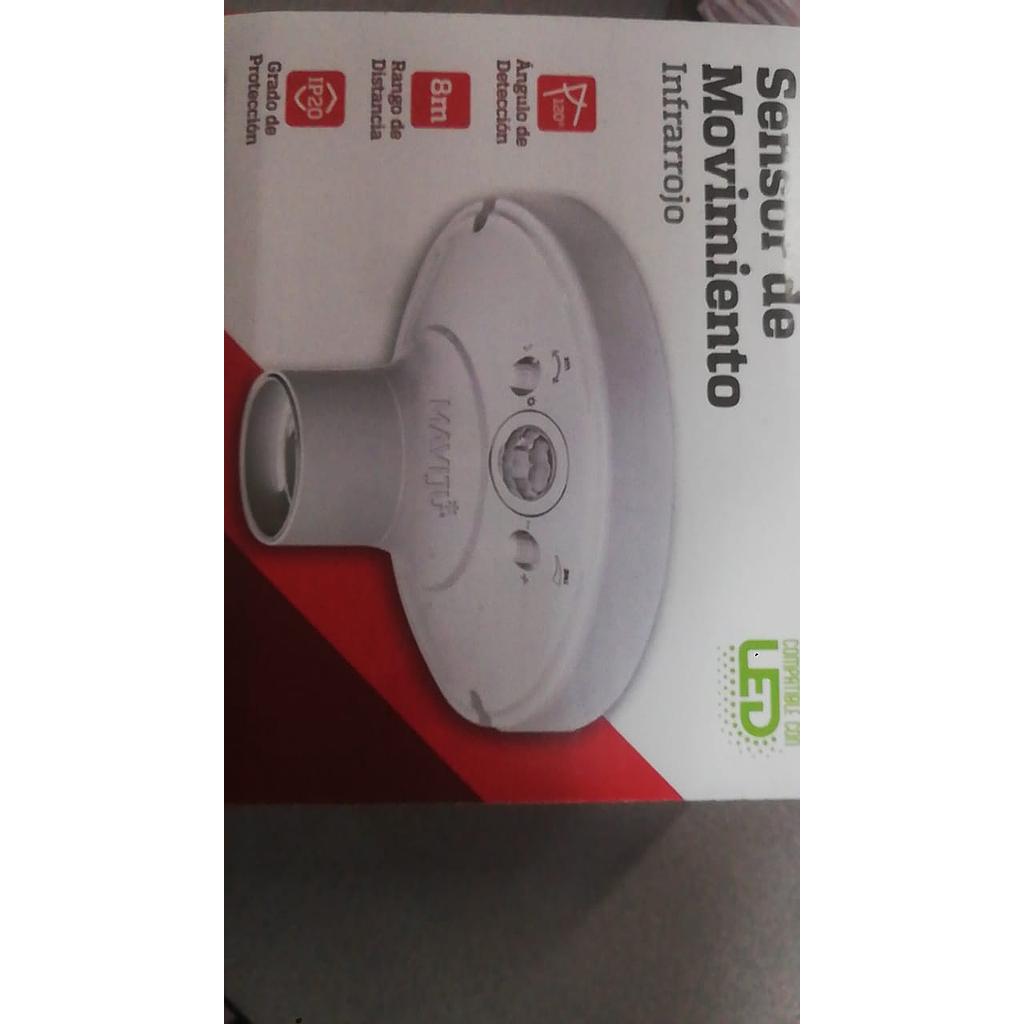 [LE45047] SENSOR DE MOVIMIENTO  BOQUILLA 60W E27 IP44 68A  COD: LE45047