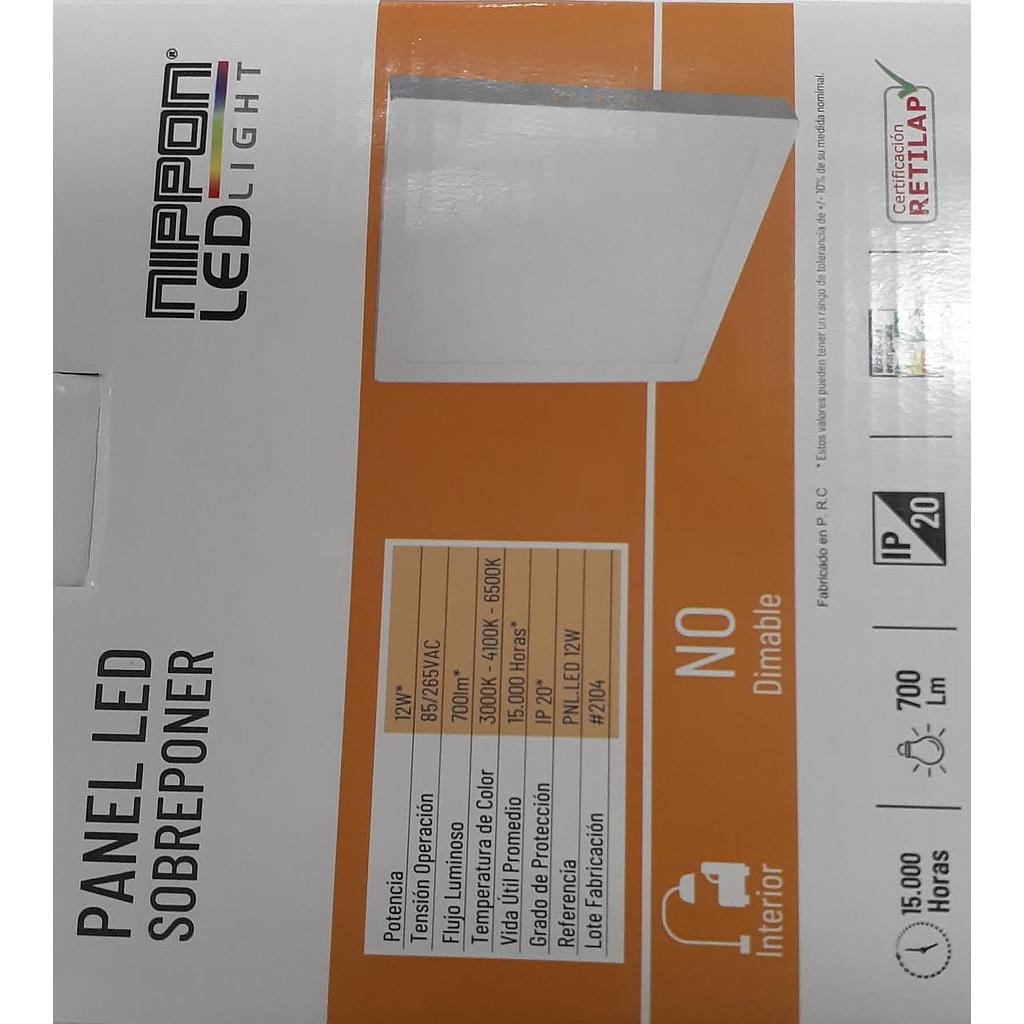 [LE46196] LUMINARIA SOBREPUESTA REDONDA LED 24W 6500K  COD: LE46196