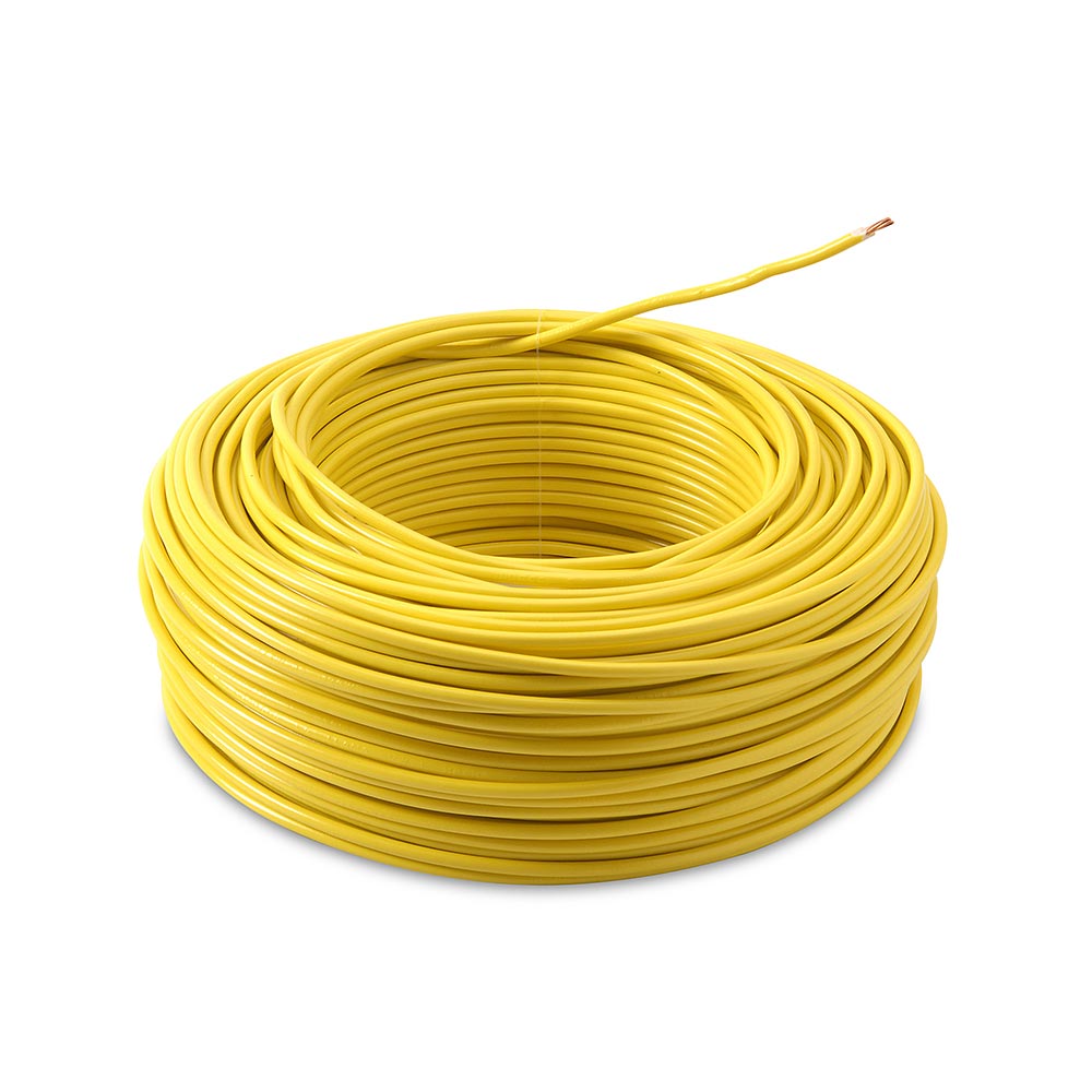 [C20120A] CABLE SOLIDO # 14 AWG AMARILLO  COD: C20120A