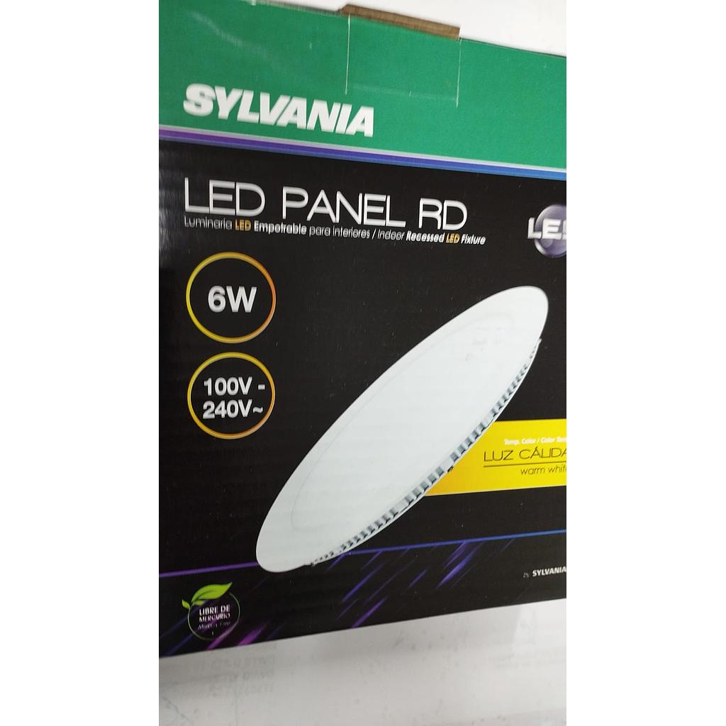 [LES46099] PANEL LED EMPOTRABLE REDONDO LED 6W 3000K P26578-36  COD: LES46099