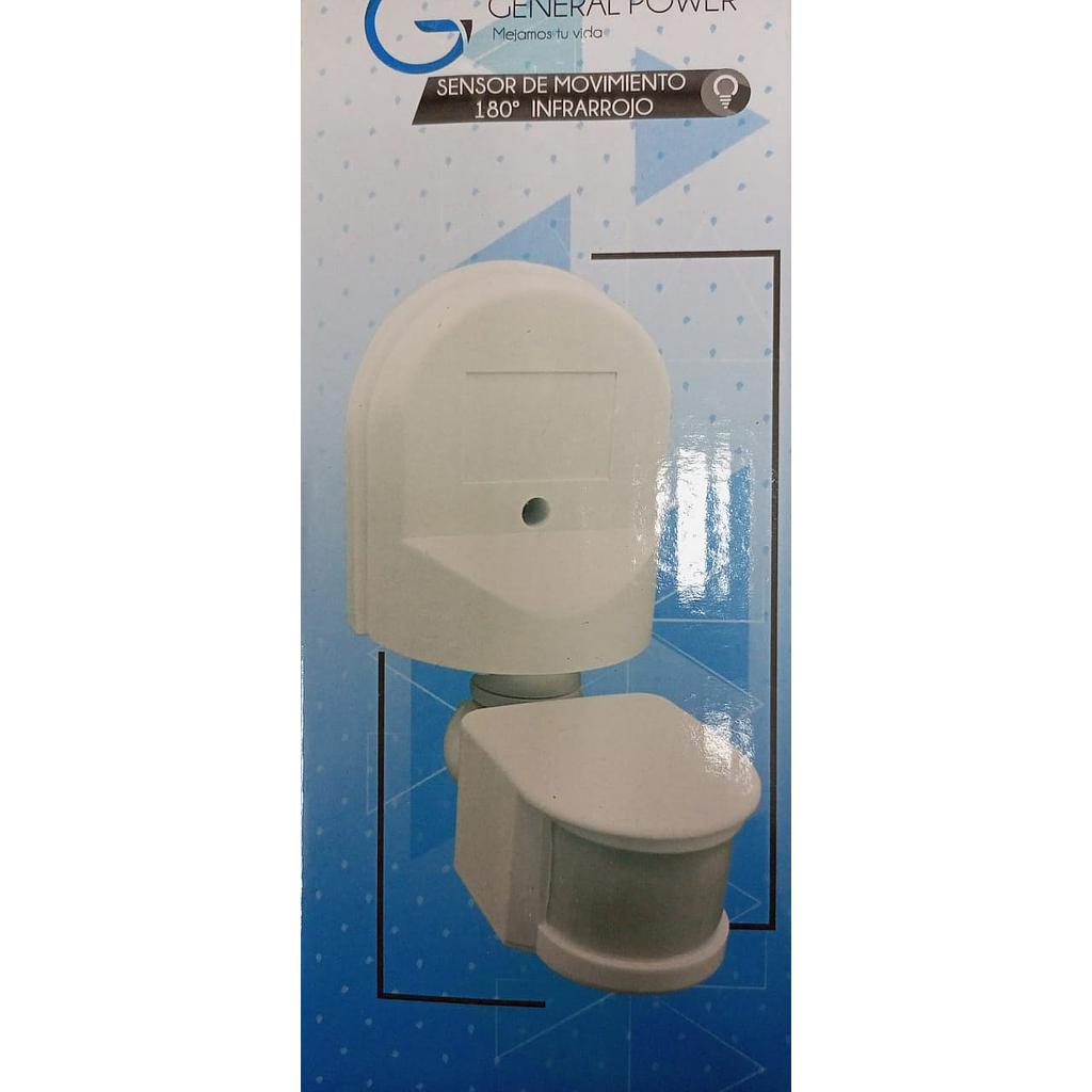 [L43240] SENSOR DE MOVIMIENTO DE BRAZO 180 GRADOS EXTERIORES SOBREPUESTO  COD: L43240