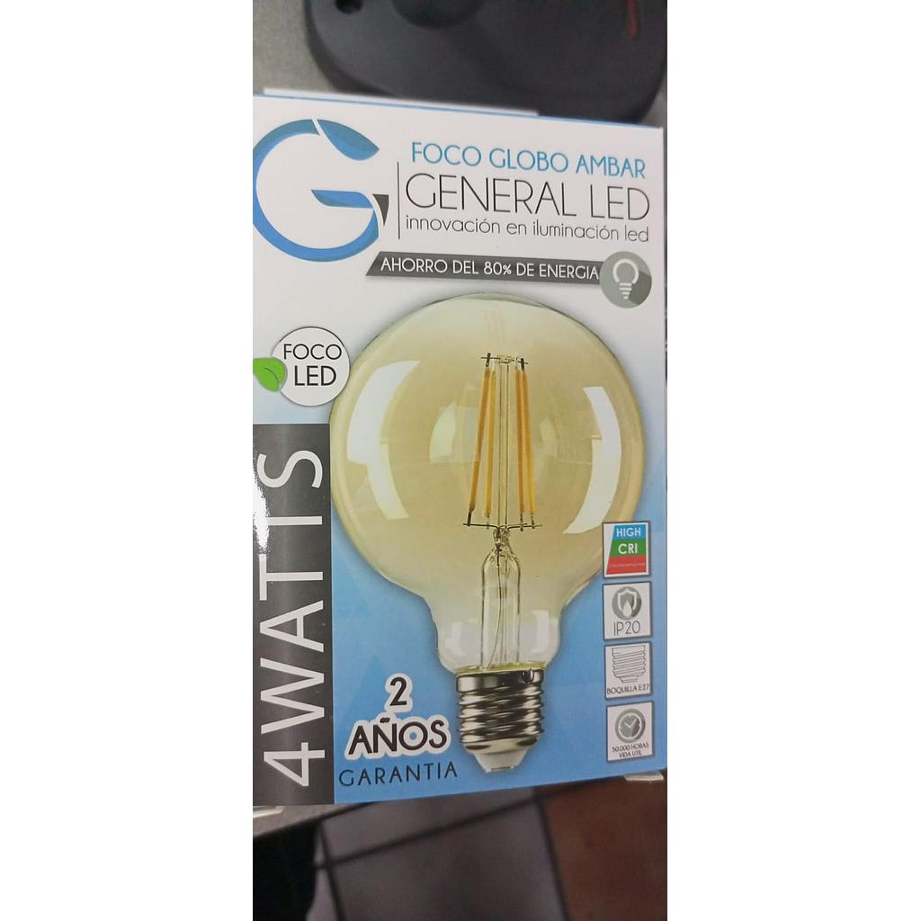 [LE45965] FOCO GLOBO LED GRANDE 4W 2700K E27 G125  COD: LE45965