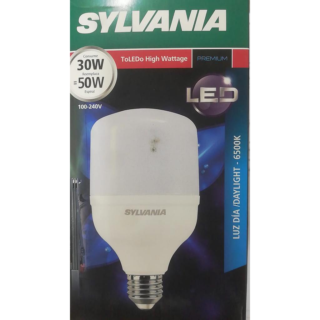 [LES46210] FOCO ALTA POTENCIA 30W. LUZ DIA. REEMPLAZO AHORRADOR 42W. SYLVANIA  COD: LES46210