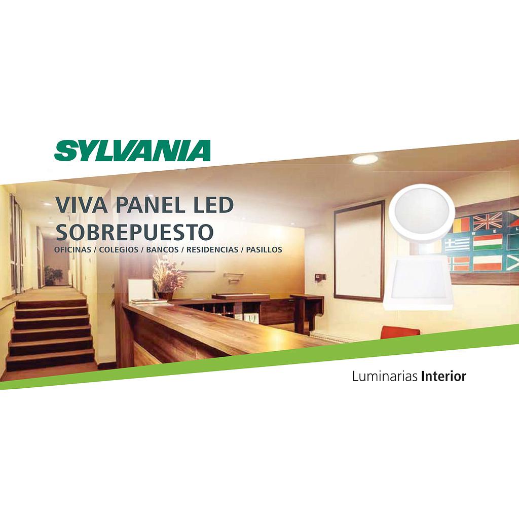 [LES46196] LUMINARIA SOBREPUESTA REDONDA LED 24W. 6500K. 1680LM  COD: LES46196