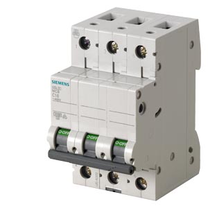 [S23885] BREAKER RIEL DIN 3P. 6A. 6KA.  5SL3306-7 MB  COD: S23885