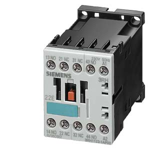 [S12215] CONTACTOR AUX.3RH1131-1BB40 CONT. AUX.3NO+1NC TAMAÑO 00 24VDC  COD: S12215
