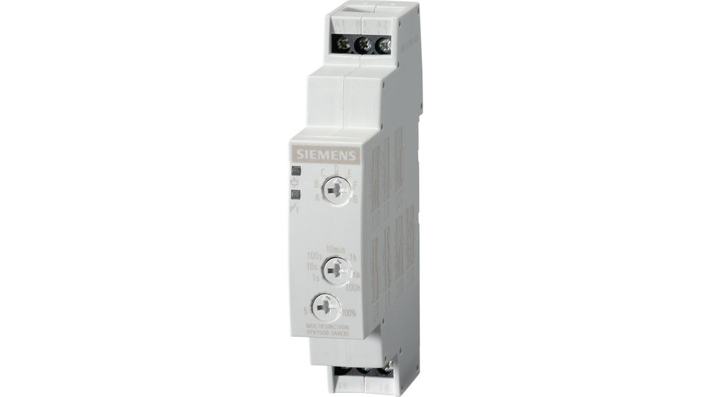[S44052] RELE DE TIEMPO OFF DELAY 1S-100 H  12-240 VAC /VDC.  7PV1540-1AW30  COD: S44052