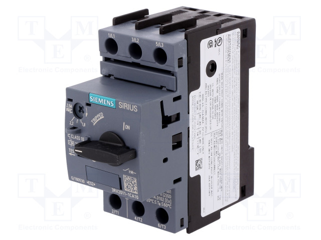 [S20060] GUARDAMOTOR SIEMENS 3RV2011-1CA10  DE 1.8-2.5 AMP  COD: S20060