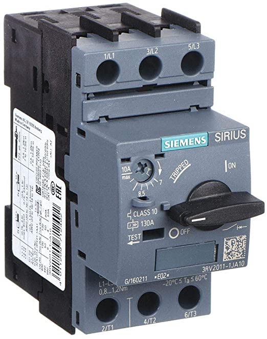 [S20090] GUARDAMOTOR SIEMENS 3RV2011-1JA10 DE 7.0-10.0 AMP  COD: S20090