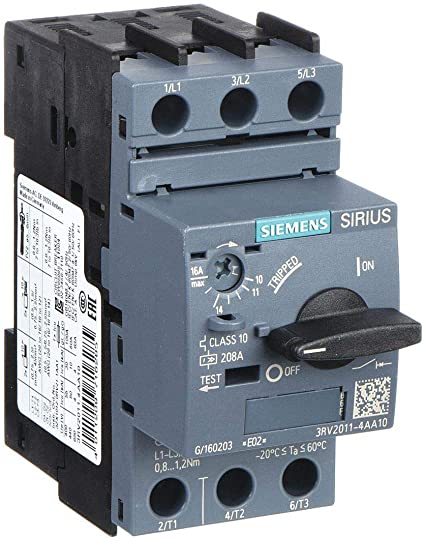 [S20108] GUARDAMOTOR SIEMENS 3RV2011-4AA10 DE 11.0-16.0/192A/690  COD: S20108