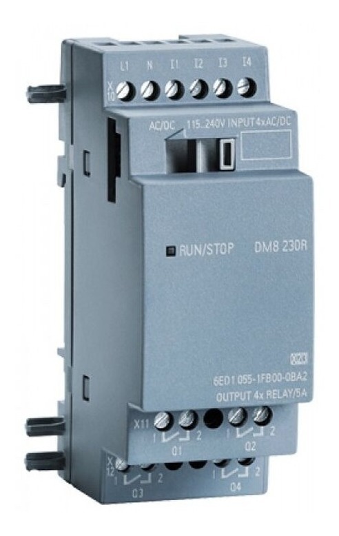 [S17473] MODULO DE EXPANSION LOGO 8 DM8 230R 4DI4DO  6ED1055-1FB00-0BA2  COD: S17473