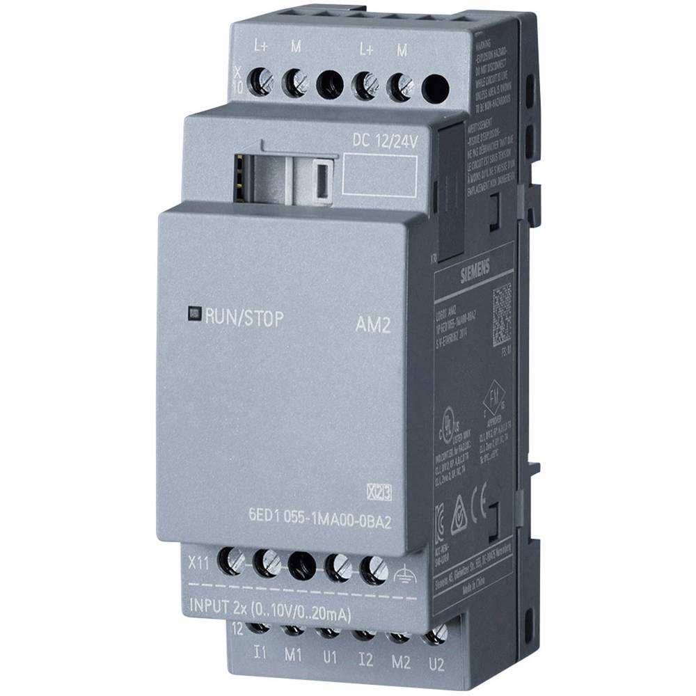 [S17485] UNIDAD DE AMPLIACION LOGO 8 AM2 2 ENTRADAS ANALOGICAS V/MA 6ED1055-1MA00-0BA2  COD: S17485
